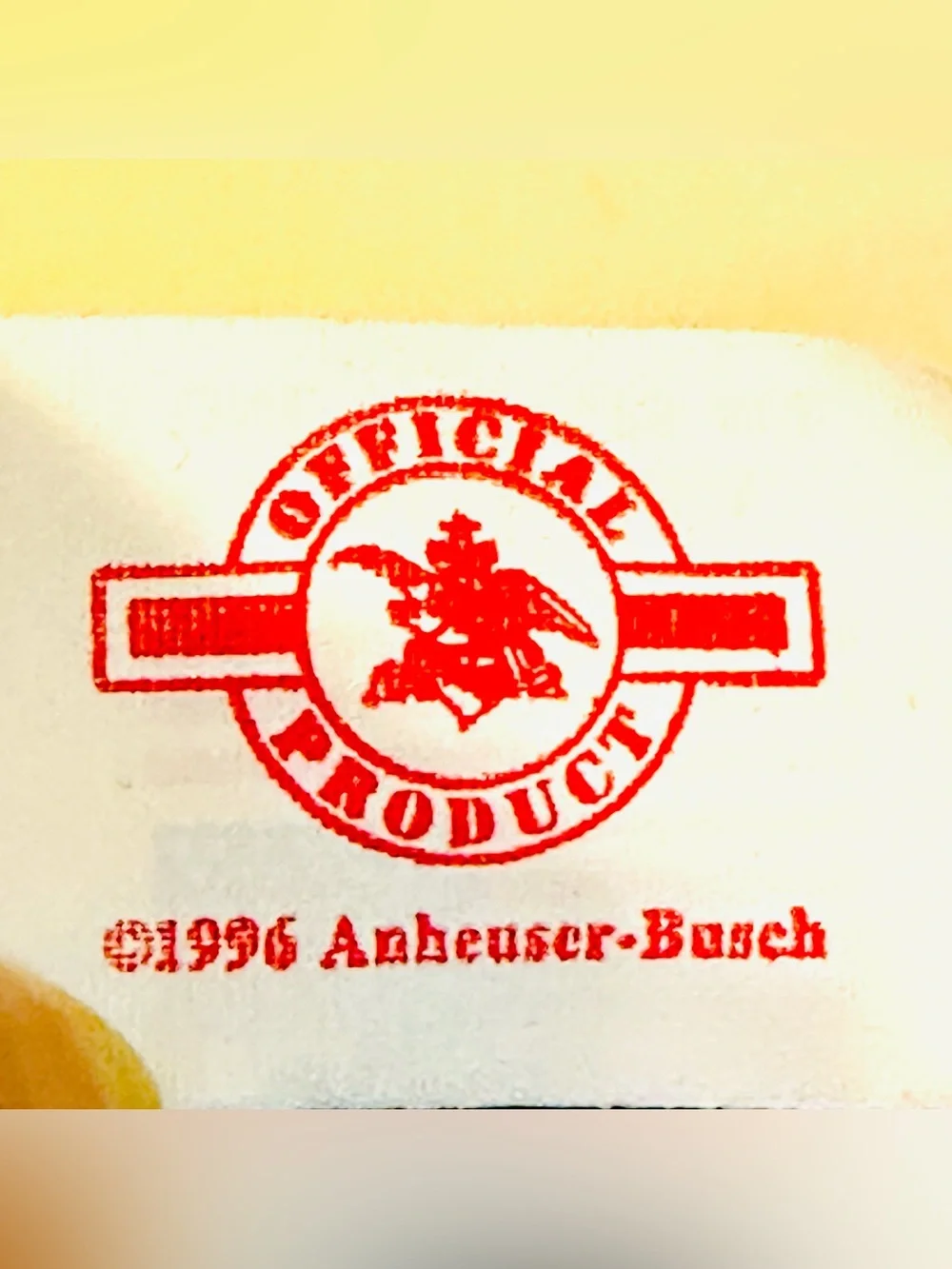 Vtg Y2K Budweiser Bow Tie Logo Gray Hat SnapTrap 1996 Anheuser-Busch Retro USA